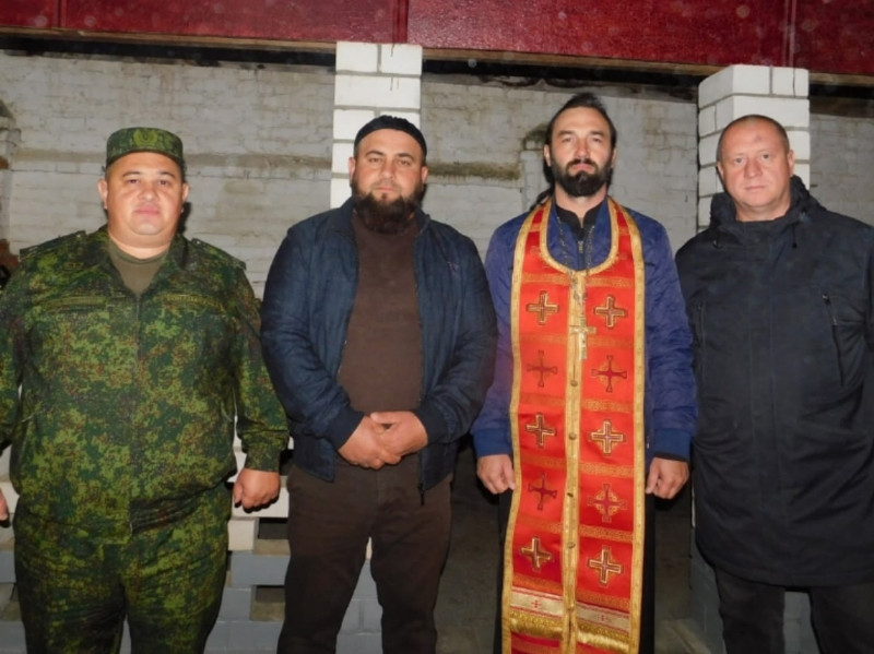 Священник благословил призывников в Зеленокумске