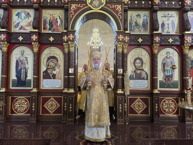 3 ноября, в день памяти прп. Илариона Великого, епископ Георгиевский и Прасковейский Николай совершил Божественную литургию в Георгиевском соборе