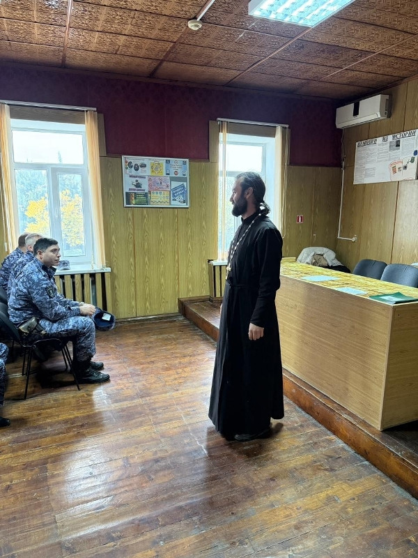 Встреча протоиерея руководителя Миссионерского отдела в управлении ФС войск нацгвардии