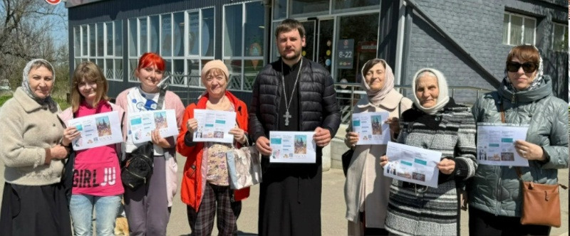 Пасхальная уличная миссия в селе Северном