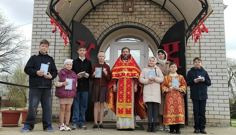 Пасхальное выступление воспитанников воскресной группы в Будённовске